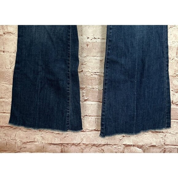 a.n.a Womens High Rise Slim Fit Flare Leg Denim Jeans A New Approach Size 12 NEW - Picture 3 of 6